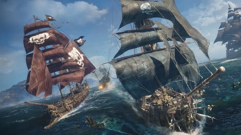 skull&bones pirate ships