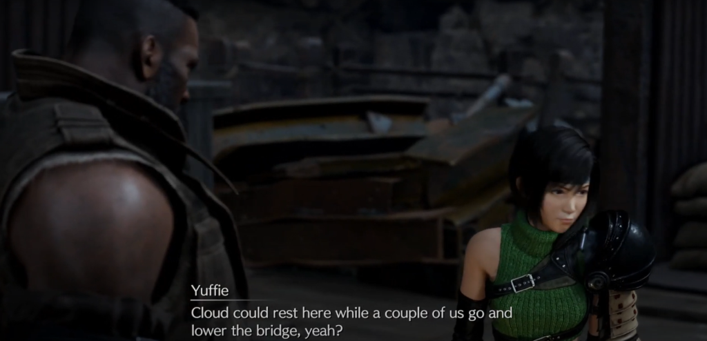 yuffie and barret