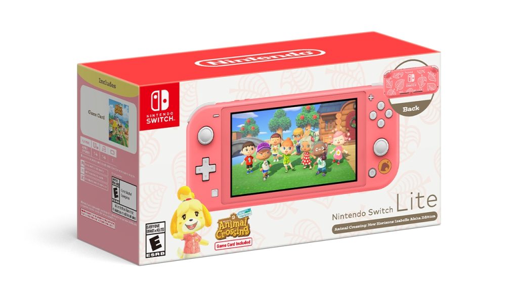 Nintendo Switch Lite Animal Crossing in a box
