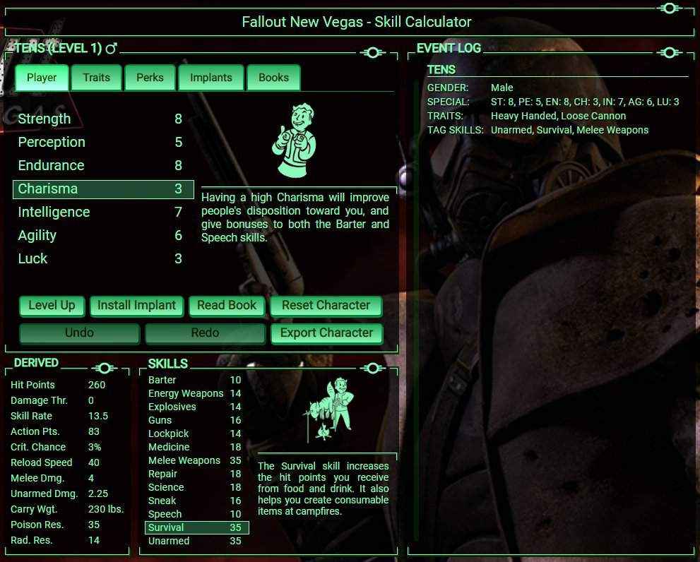 Fallout 4 Build Planner x2