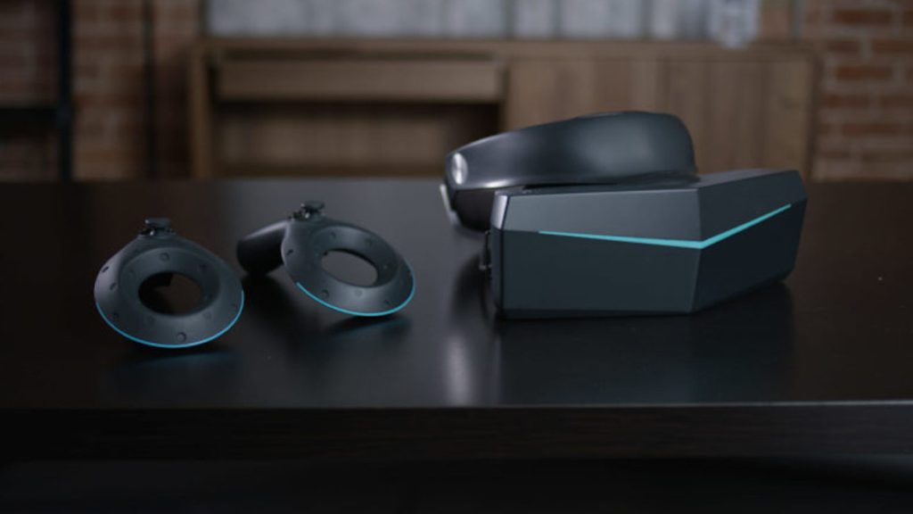 xbox vr headset on a desk