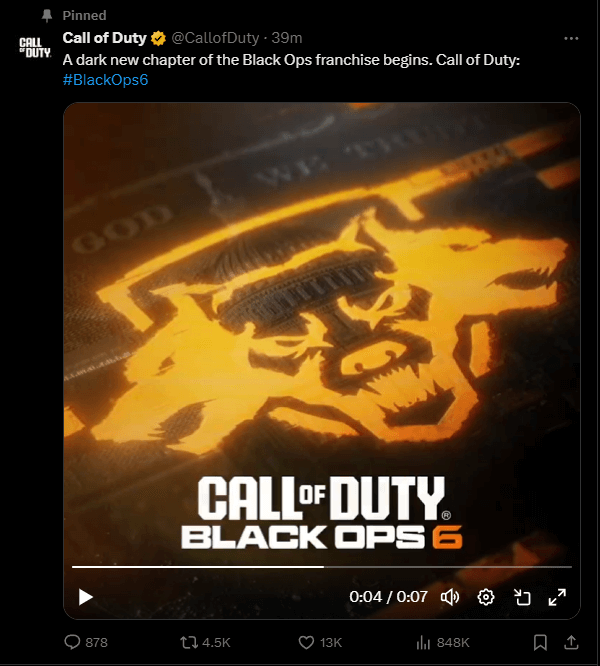 Activision Confirms Call of Duty Black Ops 6 image 2