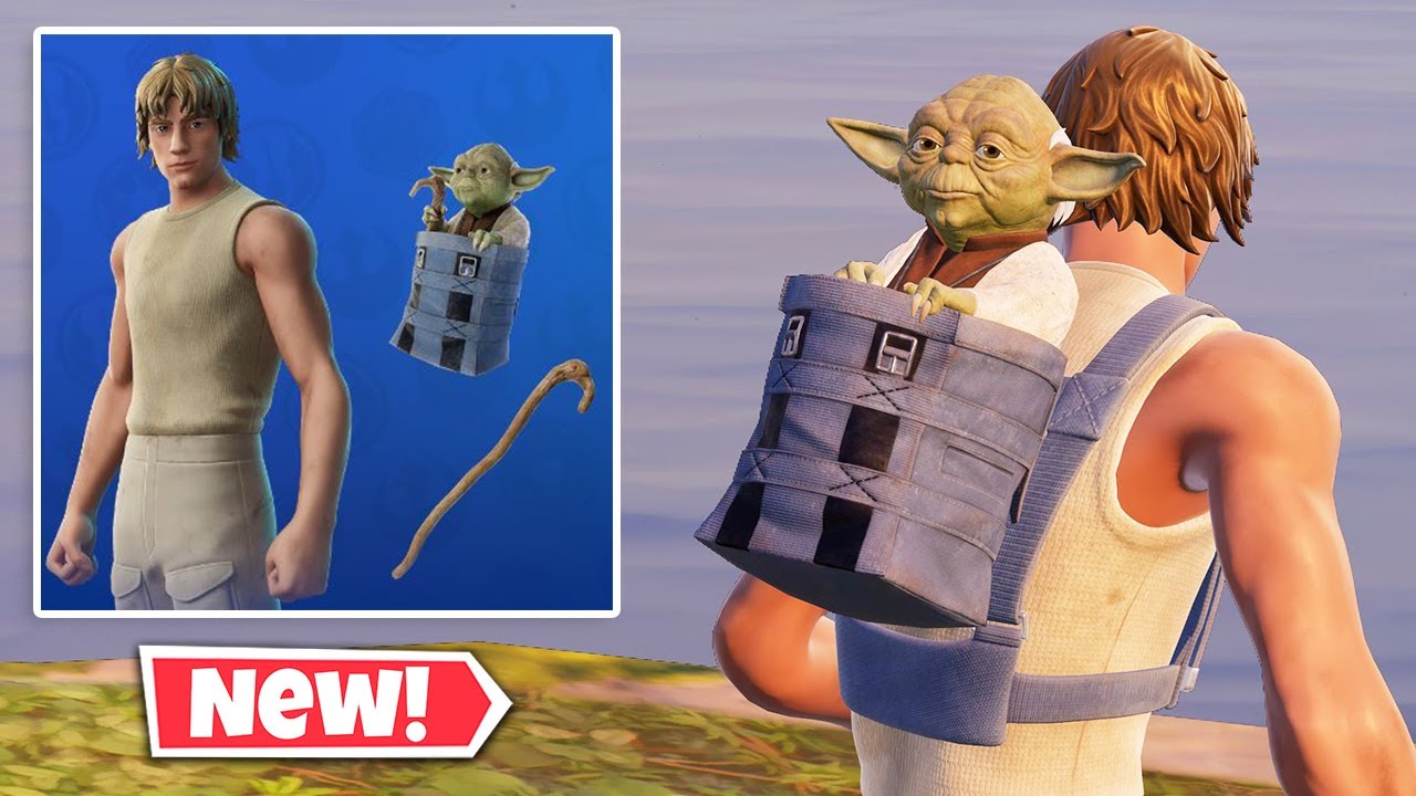 How to Get Luke & Yoda in Fortnite - image shows the purchased item in fortnite store
