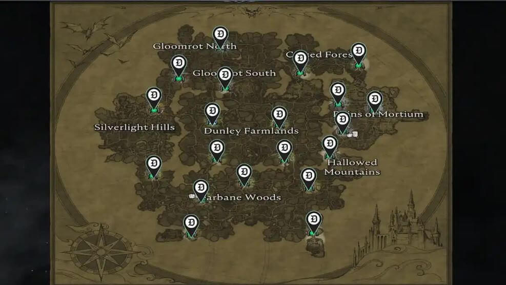 Every Waygate Location in V Rising image 2
