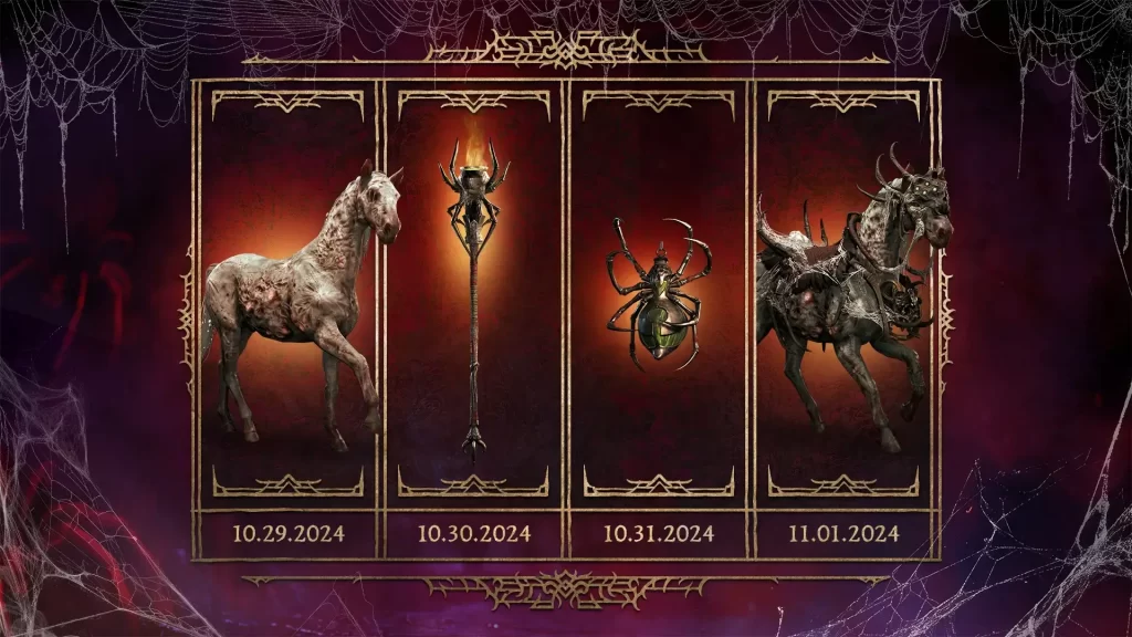 Halloween event Diablo 4 cosmetics