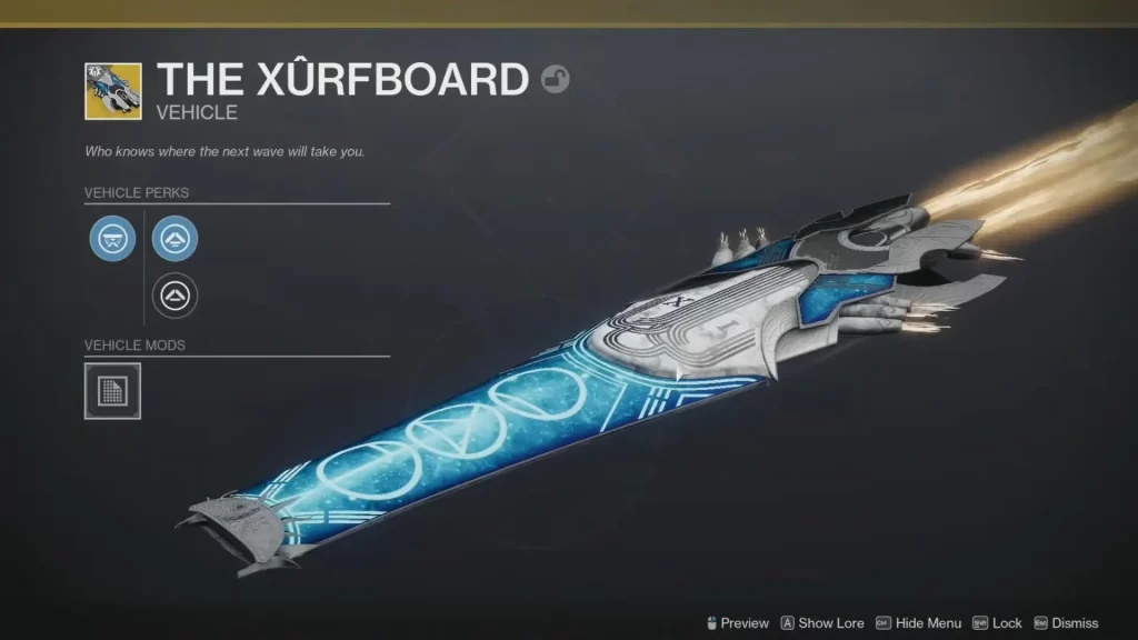 Xurfboard Skimmer Destiny 2 Guide