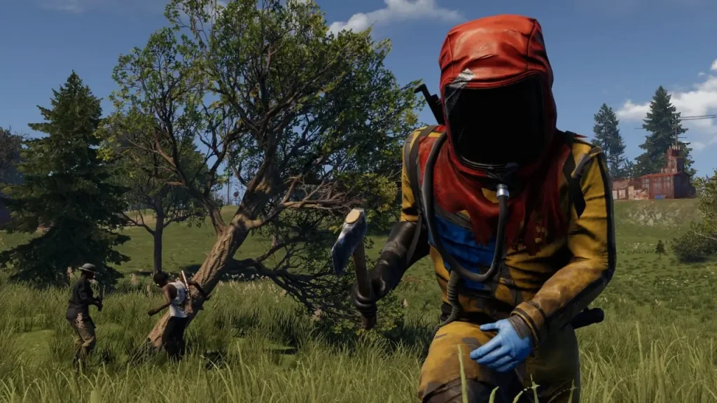 main rust character running away screenshot