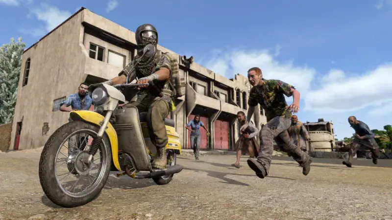 A settlement in the DayZ Badlands map Nasdara