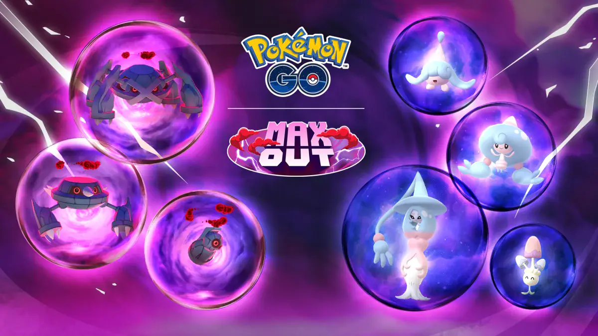 Psychic-type Pokémon in glowing orbs on the Pokémon GO Psychic Spectacular 2024 banner